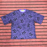 Street T Shirts Washed Old Oversize Hip Hop Skateboard Anime Print Short Sleeve
